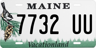 ME license plate 7732UU