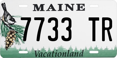 ME license plate 7733TR
