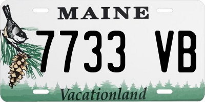 ME license plate 7733VB