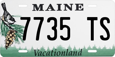 ME license plate 7735TS