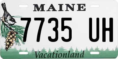 ME license plate 7735UH