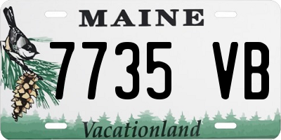 ME license plate 7735VB