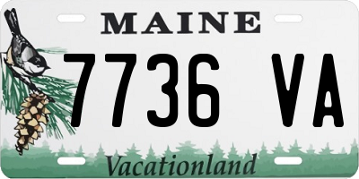 ME license plate 7736VA