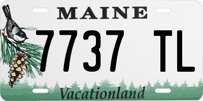 ME license plate 7737TL