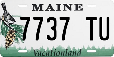 ME license plate 7737TU