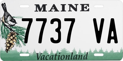 ME license plate 7737VA