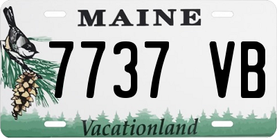ME license plate 7737VB