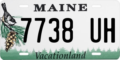 ME license plate 7738UH