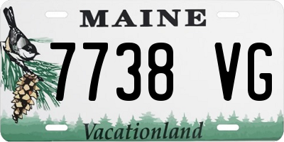 ME license plate 7738VG