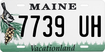 ME license plate 7739UH