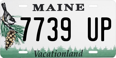 ME license plate 7739UP