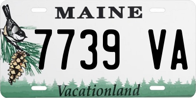 ME license plate 7739VA