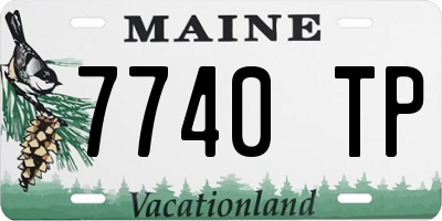 ME license plate 7740TP