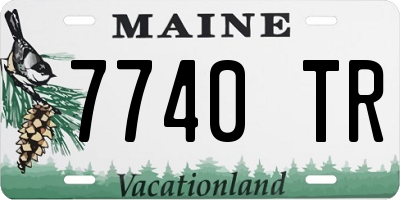 ME license plate 7740TR