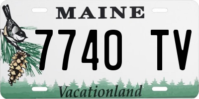 ME license plate 7740TV