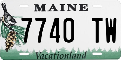 ME license plate 7740TW