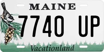 ME license plate 7740UP