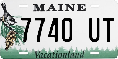 ME license plate 7740UT