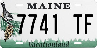 ME license plate 7741TF