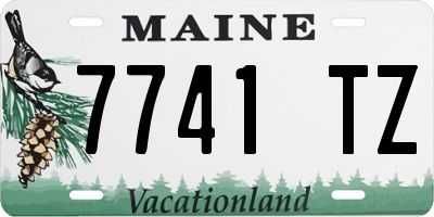 ME license plate 7741TZ