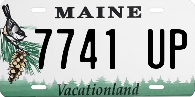 ME license plate 7741UP