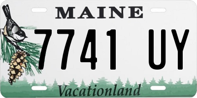 ME license plate 7741UY