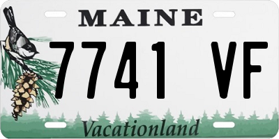 ME license plate 7741VF