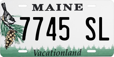 ME license plate 7745SL