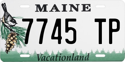 ME license plate 7745TP