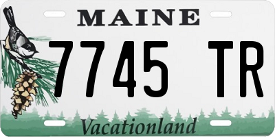 ME license plate 7745TR