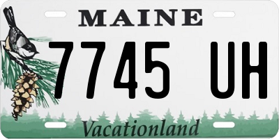 ME license plate 7745UH
