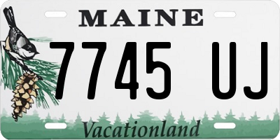 ME license plate 7745UJ