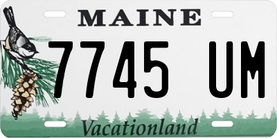 ME license plate 7745UM