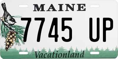 ME license plate 7745UP
