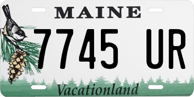 ME license plate 7745UR