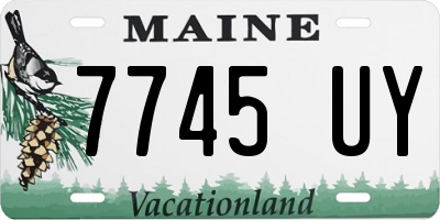 ME license plate 7745UY