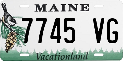 ME license plate 7745VG