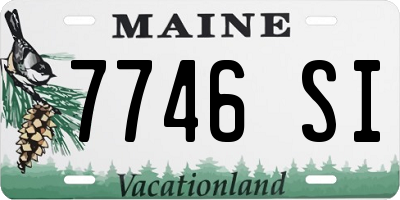 ME license plate 7746SI