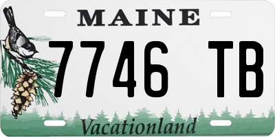 ME license plate 7746TB