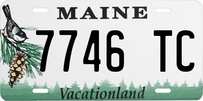 ME license plate 7746TC