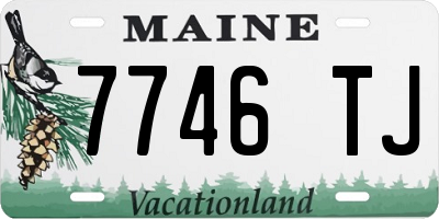 ME license plate 7746TJ