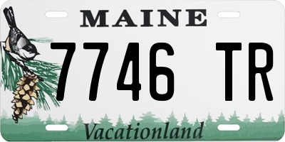 ME license plate 7746TR