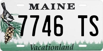 ME license plate 7746TS