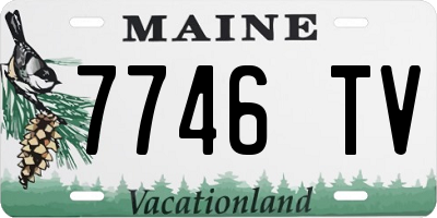 ME license plate 7746TV
