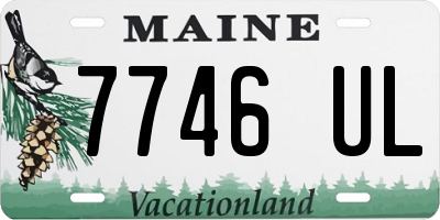 ME license plate 7746UL