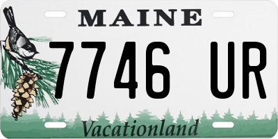 ME license plate 7746UR