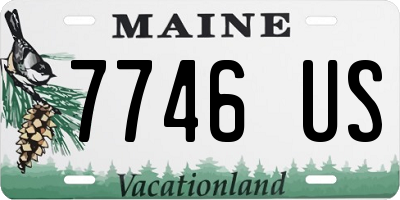 ME license plate 7746US