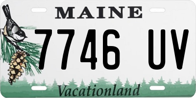 ME license plate 7746UV