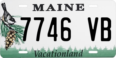 ME license plate 7746VB