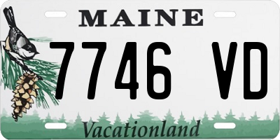 ME license plate 7746VD
